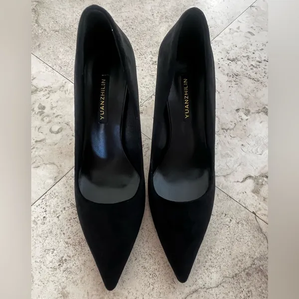 Black Women's Heels Size 7 - Image 2