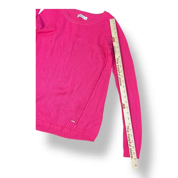 Abercrombie & Fitch Wool‎ Blend Sweater Womens Size M Hot Pink Preppy - Image 4