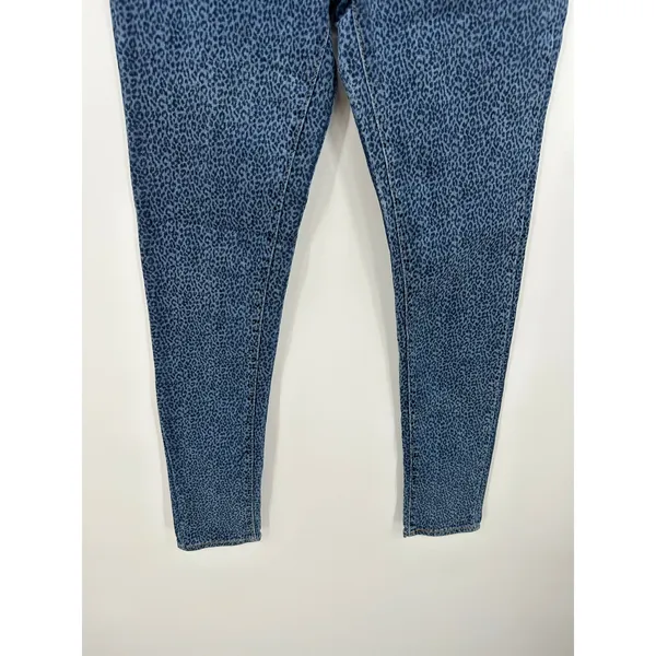 Levi's 711 Skinny Denim Jeans‎ Animal Print Leopard Cotton Stretch Women 27 NWT - Image 3