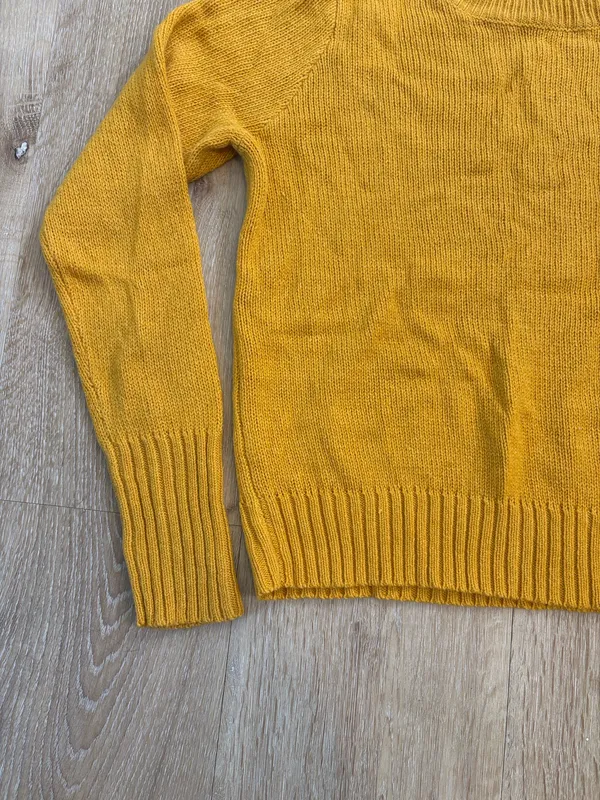 H&M Divided Mustard Yellow Crewneck Sweater - Image 2
