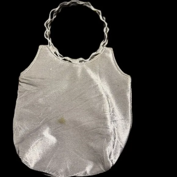 Vintage Victoria's‎ Secret Velvet Silver Handbag - Image 2