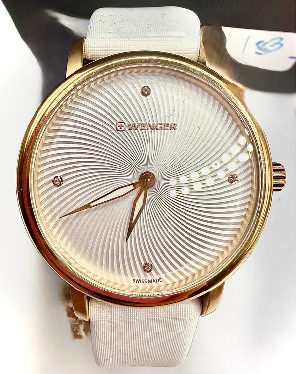 Wenger Women’s White Quartz Watch NWT - Image 3