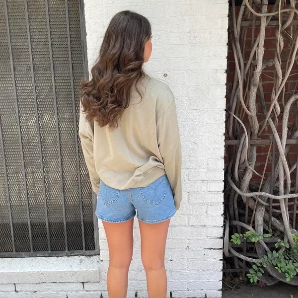 Vintage cream oversized crewneck sweatshirt / fits xs-L best - Image 4