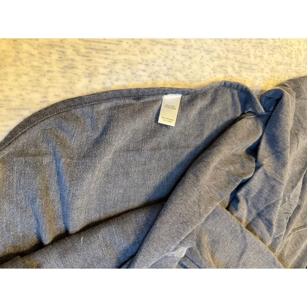 Fitz and Eddie Women's Charcoal Gray Hoodie Cutout Back Casual Athleisure M NWOT - Image 2