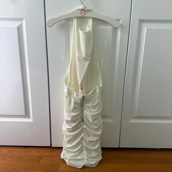 Urban Outfitters Tiger Mist Not Your Girl Dress in White - Image 3