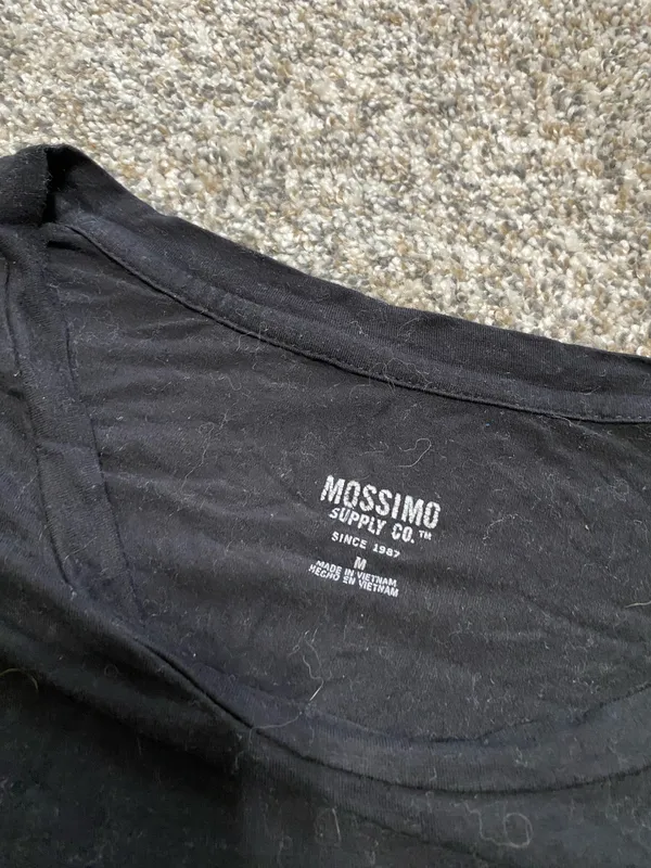 Mossimo Supply Co. Black Fitted Short Sleeve T-Shirt - Image 4