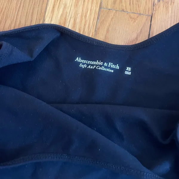 Abercrombie & Fitch Black Tank Scoopneck Bodysuit - Image 4