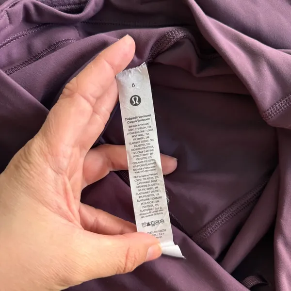 Lululemon Wunder Train High-Rise‎ Tight Grape Thistle Purple Mesh Leggings - Image 5