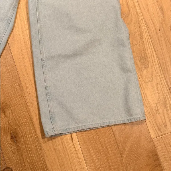Free People we the free Light Blue‎ extra wide Flare Jeans 26 - Image 4