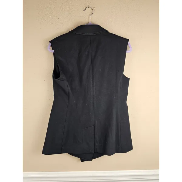 NWOT Spanx Womens Black The Perfect Oversized Blazer Vest Medium - Image 2