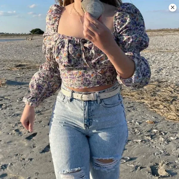 Suite 2939 Cropped Top White - Image 9