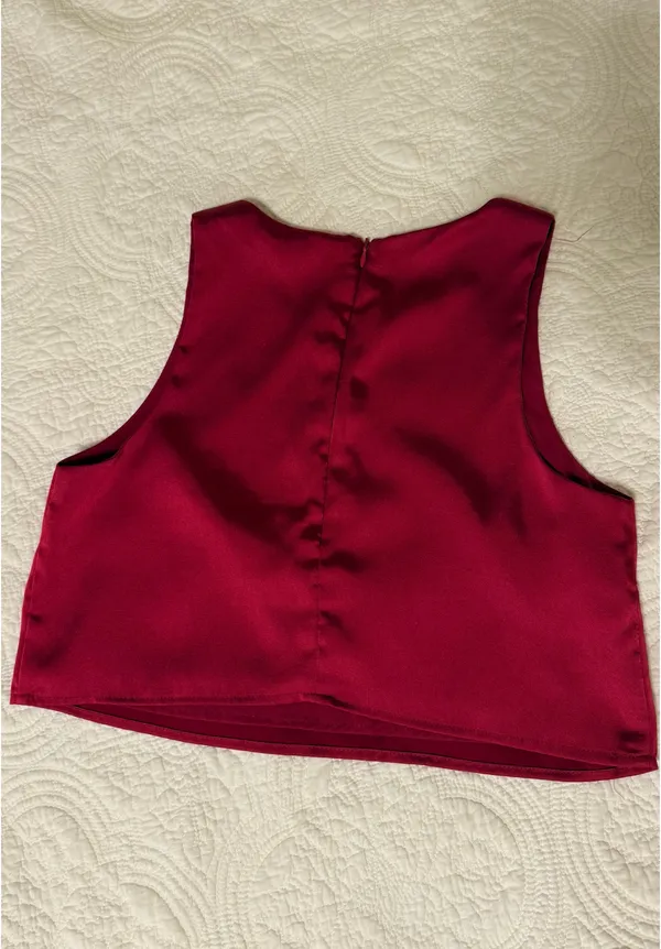 Magenta top boutique Red - Image 2