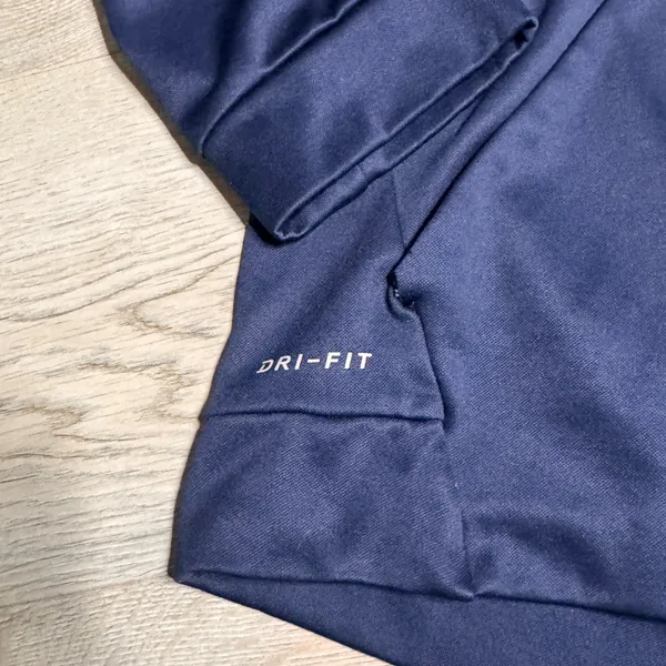 Nike Dri Fit Navy Blue Oiler‎ Tennis Hoodie Sweatshirt Womens XLarge XL - Image 4