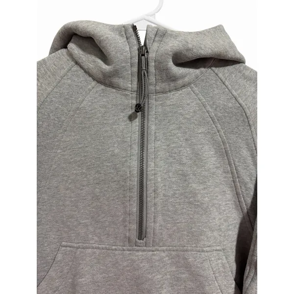 Lululemon Scuba Oversized Half Zip Hoodie Gray Women's Size XS/S‎ - Image 3