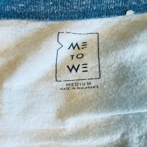 Me to We pacsun burn out cold shoulder tee - Image 5