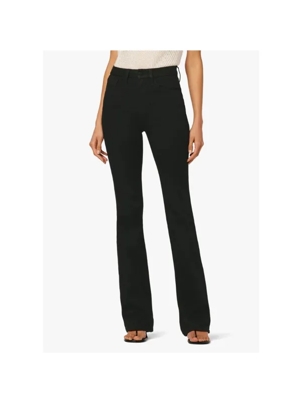 Joes Jeans Hi Honey Jeans Size 31 Black Wyoming Raw Hem Curvy Bootcut‎ Rancher - Image 2