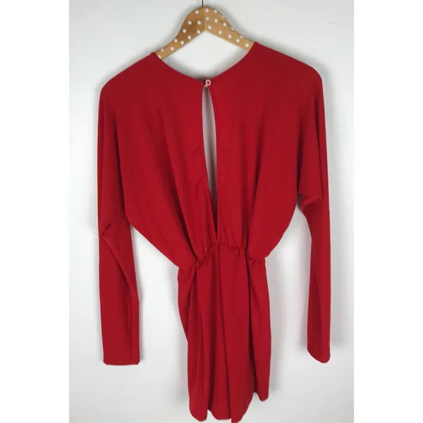 Motel Rocks Revolve Red Hot Romper NEW - Image 4