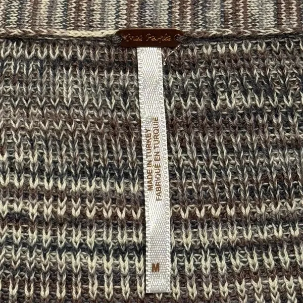 Free People Sweater Mercury Henley Y2K Grunge Cottage Boho Indie Cozy 90s Medium - Image 3