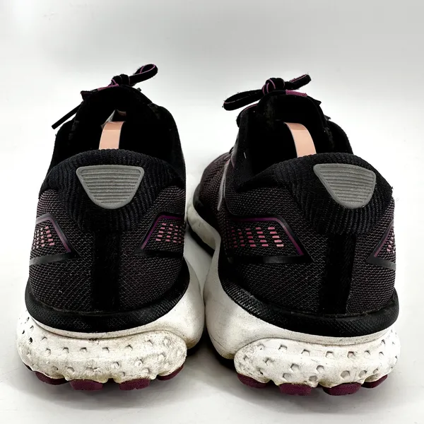 Brooks Ghost 12 Running Shoes Sneakers Road Dna Loft BioMoGo Black Purple 9 - Image 5