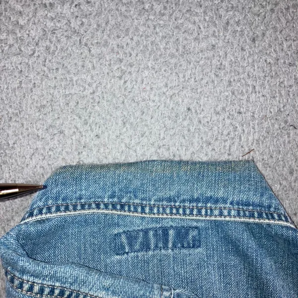 Vintage 90s Montego Denim Jacket Women L Cotton Trucker Blue Medium Wash EU - Image 5