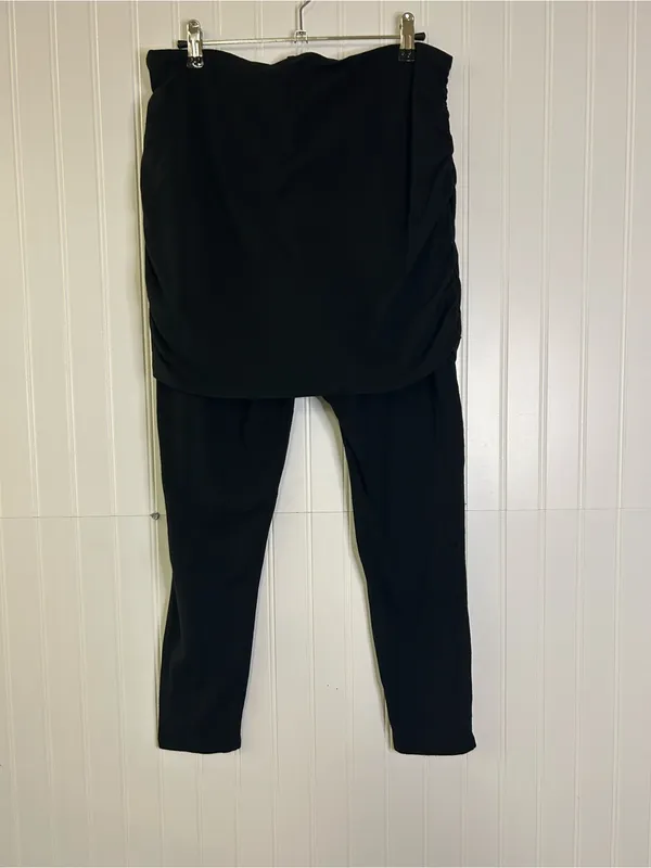 Torrid Black Fold Over Leggings Size 1 - Image 2