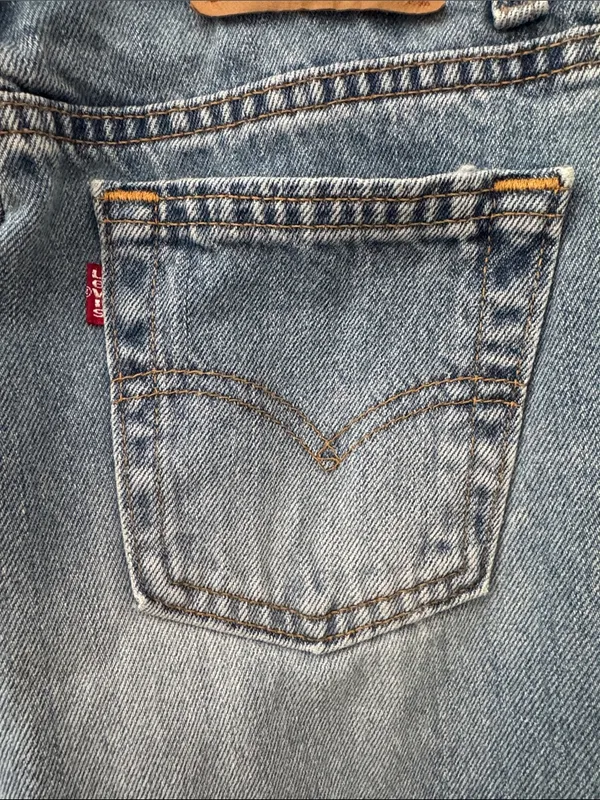 Levis Vintage 2002 Y2K 515 Blue Bootcut Jeans - Image 6