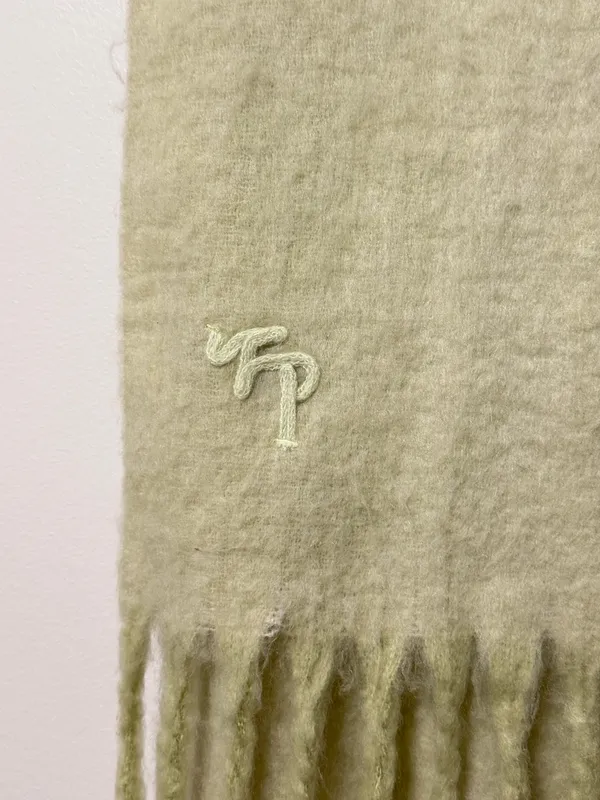 Free People Winter Chill Blanket Scarf in Matcha - Image 3