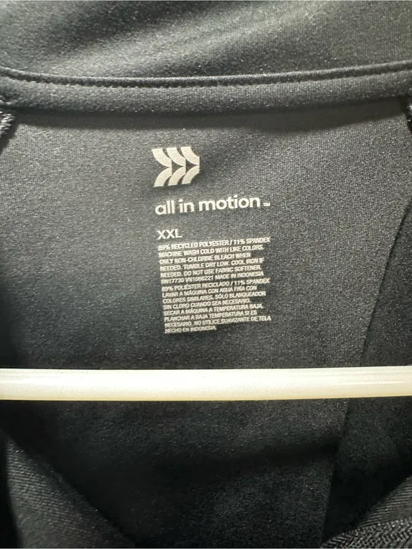 all in motion Black Half-Zip Athletic Pullover - Image 2