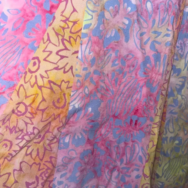 Norm Thompson Pull On Tie Dye Ombre Mix Floral Print Maxi Shirt - Image 5