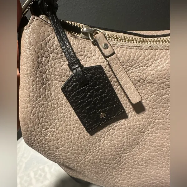 Kate spade black and beige shoulder leather bag - Image 4