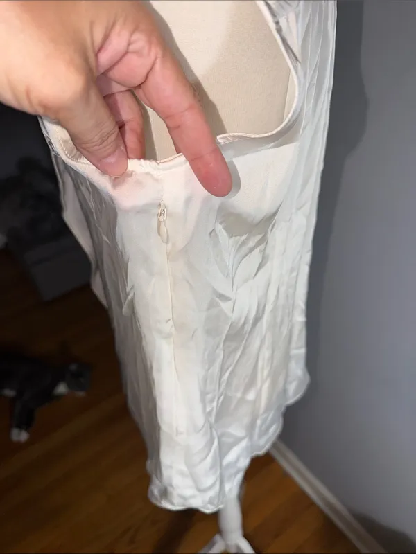 Cache Ivory Sleeveless Draped Front Vest - Image 3