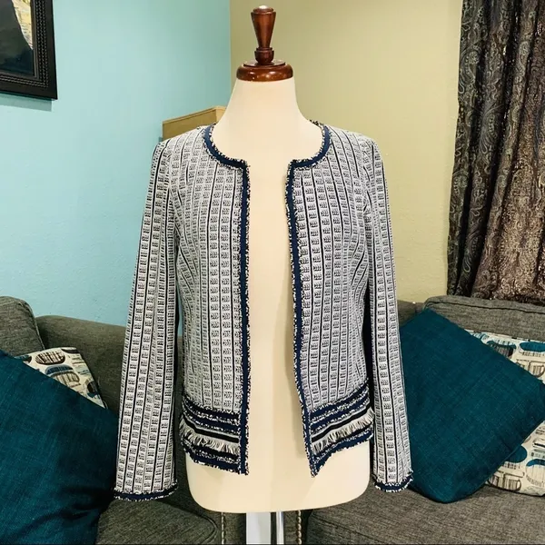 Marc Aurel Indigo Club‎ Jacket Size 36 Blue - Image 5