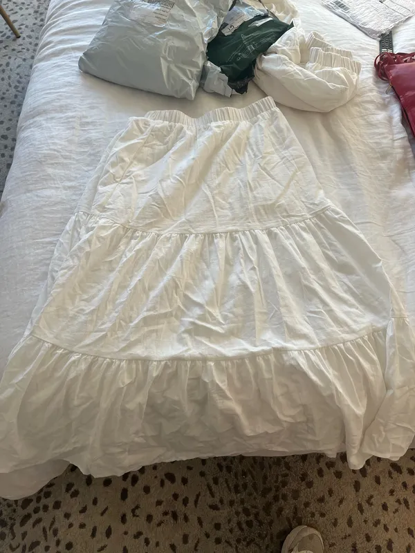 White Amazon Skirt Maxi - Image 2