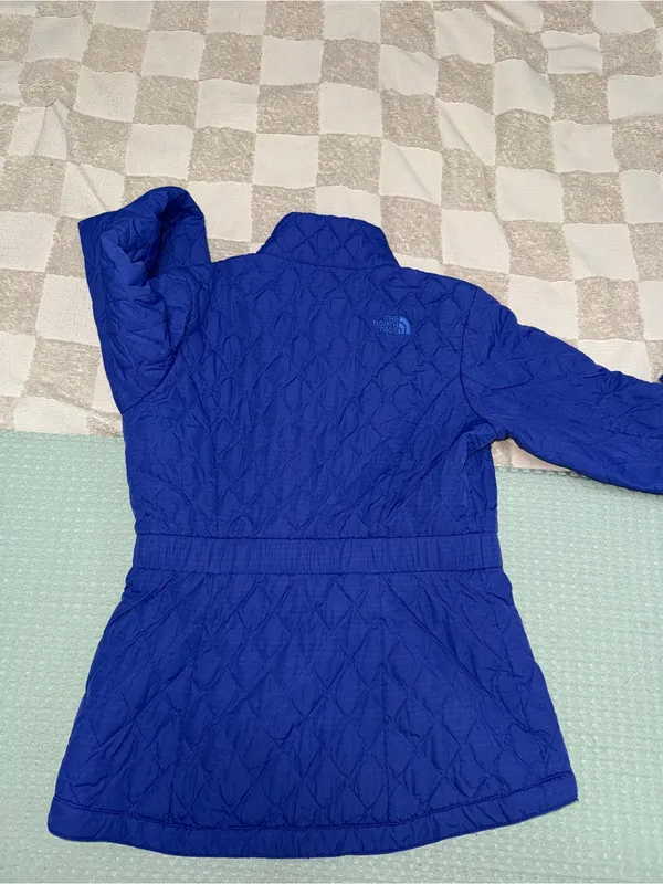 The North Face Womens Quilted Primaloft Thermoball Puffer Jacket Blue Size M - Image 5