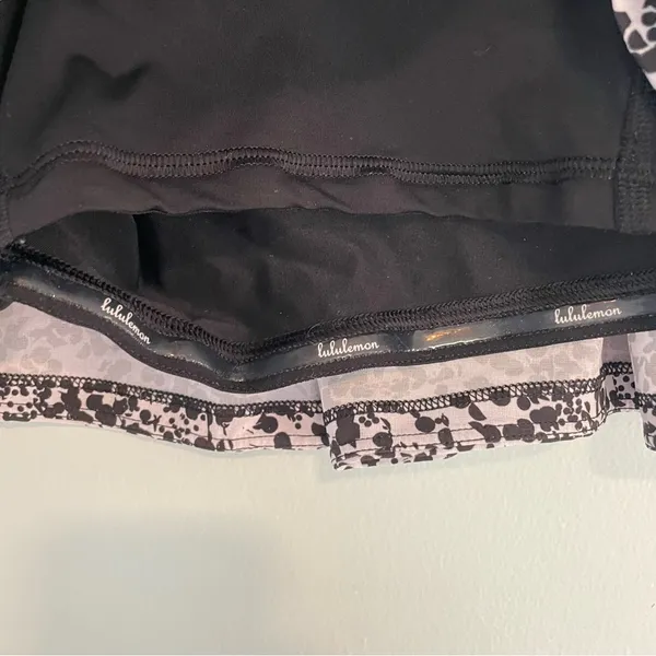 Lululemon Pace Rival Skirt Chirakasu Alpine White/Chirasu Black 10 - Image 12