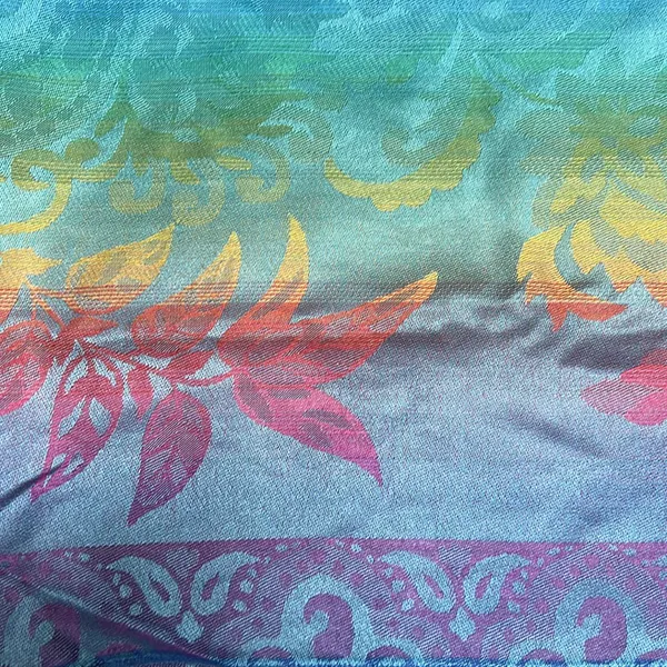 Festival bohemian rainbow large scarf wrap - Image 5