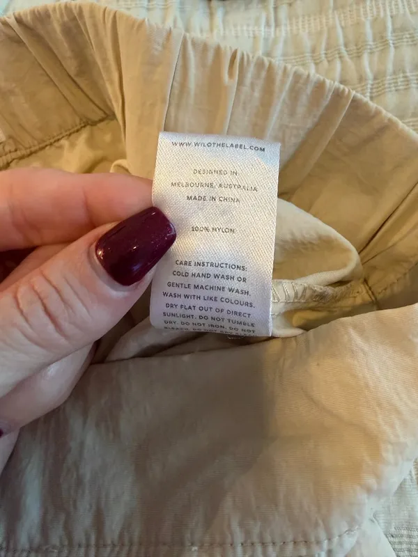 Wide Leg Wilo the Label Pants Tan - Image 5