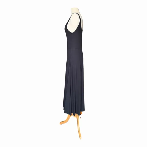 Marine Layer Lexi Rib Fit & Flare Midi Dress Black Medium NWT - Image 11