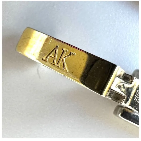 Anne Klein vintage silver and gold tone watch - Image 8