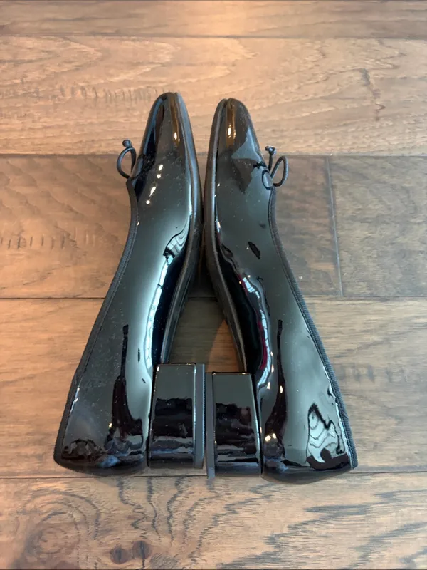 A New Day Black Patent Ballet Pumps Sz 7,5 - Image 4