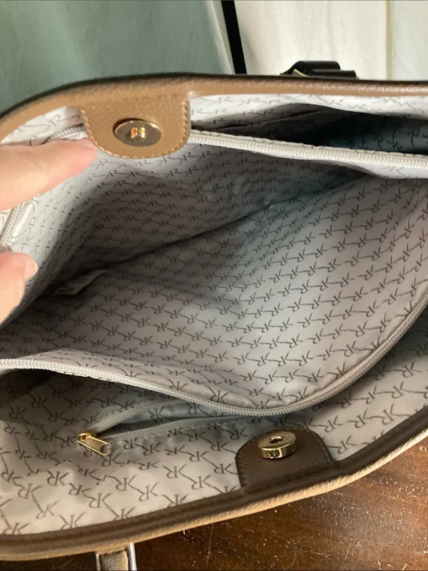 NWT Kim Roger’s chocolate Tote large - Image 9