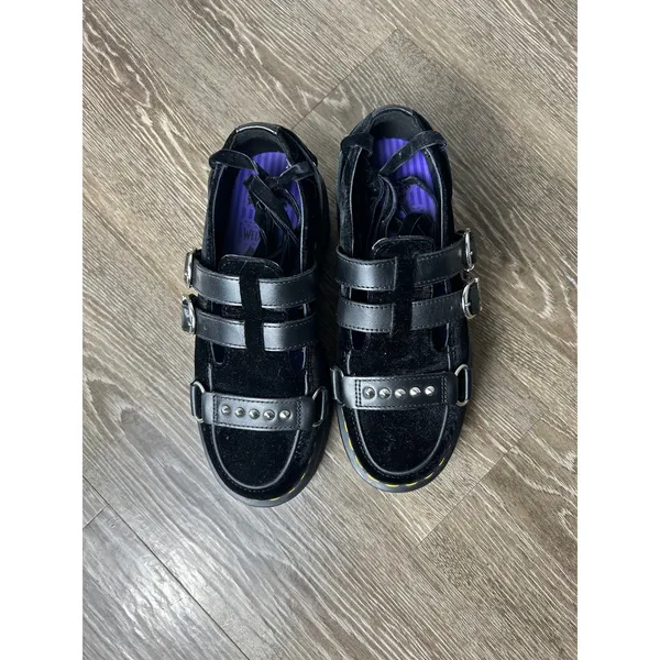 Dr. Martens Wednesday Addams Ramsay Quad Platform Mary Jane Goth Euro Grunge S 7 - Image 5