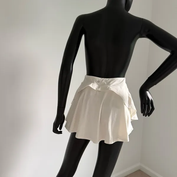 High Waist Shorts High Rise Skort Shorts Gym Pants Athletic Skirt Bottoms Sport - Image 3
