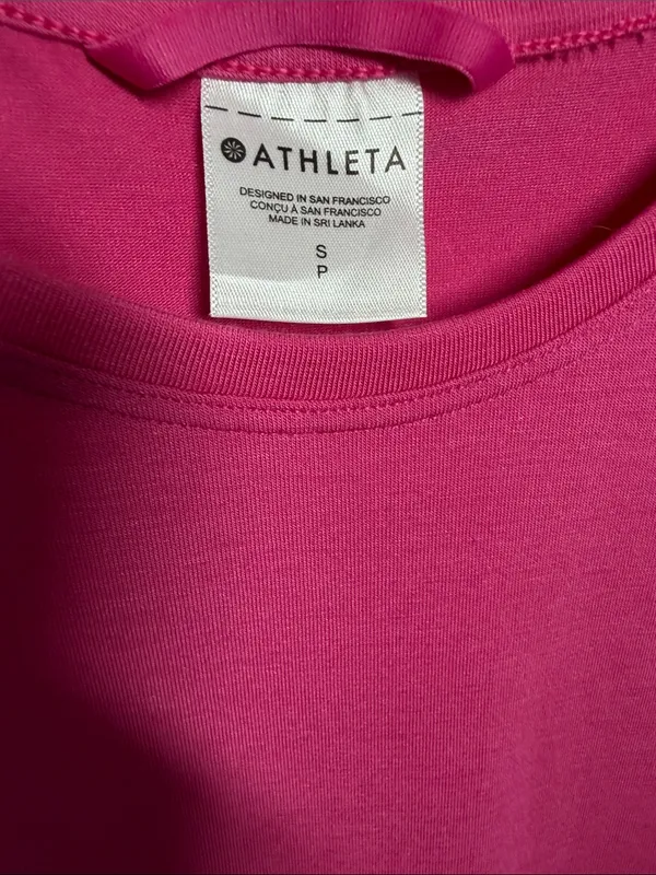 Athleta Air Out Cinch Tank Top Pink Small - Image 6