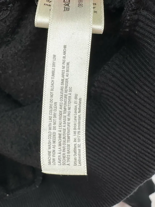 FP Movement Free People Snow‎ Flow Hoodie S Black Combo Cropped $128 - Image 7