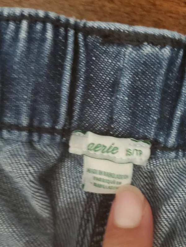 aerie Light Blue Boyfriend Jeans with Knee Distress Xs Fits Very Loose 4-6 - Image 3