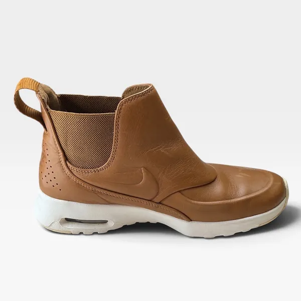 Nike Air Max Thea Mid Brown Leather Chelsea Boot Sneakers 859550-200 Womens 6 - Image 4