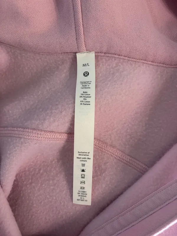 Lululemon Half-Zip Cropped Scuba - Image 3