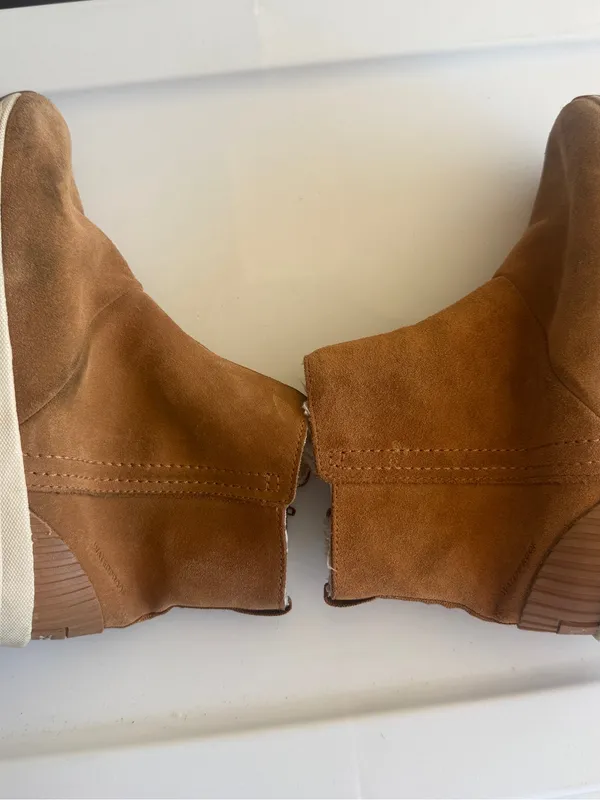 Sorel Women's Suede Ankle Boots in Brown - Casual Comfort Waterproof 5.5 - Image 12