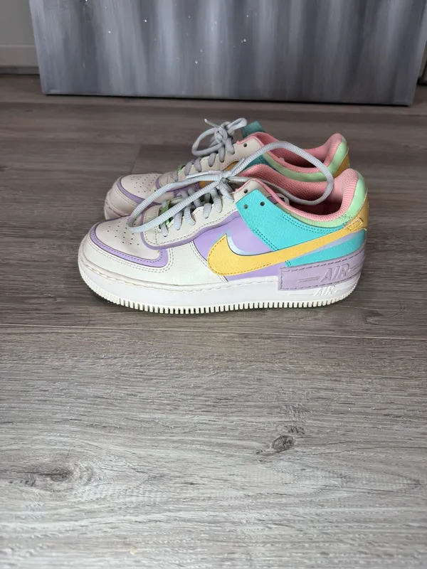 Nike Air Force 1 Shadow Pale Ivory Blue Size 7 - Image 3